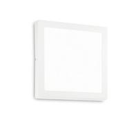 Ideal Lux Universal Square 40Cm Integrated Led Semi Flush Ceiling Light White 2700K