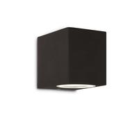 Ideal Lux Up Single light Outdoor Wall Fitting in Black Finish