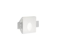 Ideal Lux Walky-3 Integrated Led Plaster In Indoor Recessed Marker Wall Lamp 1 Light White 3000K