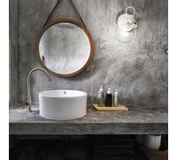 Ideal Lux wall light Radio, white, metal, E27