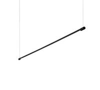 Ideal Lux Lighting Yoko Led Decorative Linear Integrated Pendant Light Black, 30