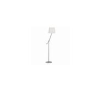 York 1 Light Floor Lamp White E27 Netlighting White One Size
