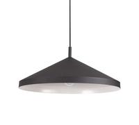 Ideal Lux Yurta Dome Pendant Ceiling Light Black 50cm