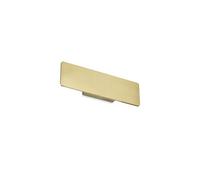 Ideal Lux Lighting Zig Zag Integrated Led Wall Lamp Brass 29cm 3000K