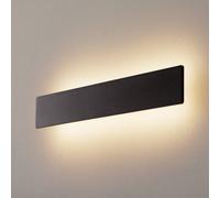 IDEAL LUX Zig Zag LED wall light, black, width 53 cm