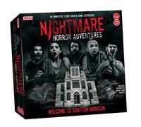 IDEAL Board Game: Nightmare Horror Adventures – Murder Mystery, 4-5 Players, Ages 16+, Red