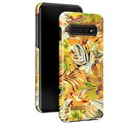 IDEAL OF SWEDEN Fashion Case for Galaxy S10 Hard Magnetic Mango Jungle Pattern