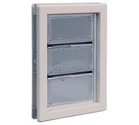 Ideal Pet Products Air Seal Pet Door with Telescoping Frame, Medium, 6.63" x 11.25" Flap Size