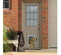 Ideal Pet Products Designer Series Plastic Pet Door with Telescoping Frame, Medium, 7" x 11.25" Flap Size