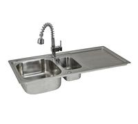 KuKoo Stainless Steel Kitchen Sink Basin & Padstow Tap,