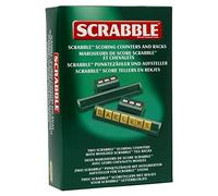 Ideal | Scrabble: Pack of 2 Classic Scoring Counters and Moulded Tile Racks | Classic Games | Word Games | For 2-4 Players | Ages 10+