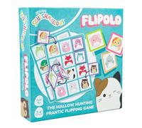 IDEAL | Squishmallows Flipolo game: The Frantic Flip Matching game | Family Games | For 2-4 Players | Ages 5+