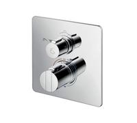 Ideal Standard A5880AA Concept Easybox Built-in Shower Mixer with Diverter - Square Faceplate, Chrome