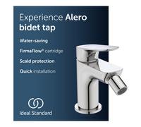 Ideal Standard Alero Bidet Tap - Chrome (48 X 123.5 X 126 mm)