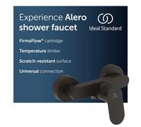 Ideal Standard Alero Durable Shower Mixer - Matt Black (197 X 130 X 111 mm)