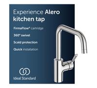 Ideal Standard Alero Kitchen Tap - Chrome (114 X 251 X 313 mm)
