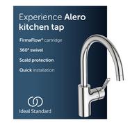 Ideal Standard Alero Kitchen Tap - Chrome (114 X 256 X 341 mm)