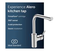 Ideal Standard Alero Kitchen Tap - Chrome (114 X 262 X 326 mm)