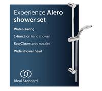 Ideal Standard Alero Shower Combination With Shower Rail - Chrome (148 X 723 mm)