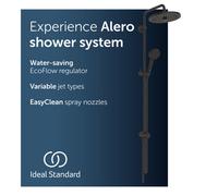 Ideal Standard Alero Water-Saving Shower Set - Matt Black (260 X 513 X 1117 mm)