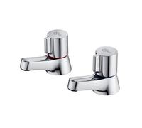 Ideal Standard Alto Bath Pillar Taps Chrome B0350Aa