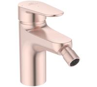 Ideal Standard Alu+ Bidet Mixer, Rosé | 115 mm spout projection, Flow straightener, Adjustable outlet, Blue Start technology, FirmaFlow
