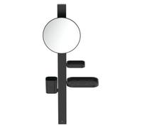 Ideal Standard Alu+ Beauty Bar Small, Ø200Mm Mirror, Silk Black, Black