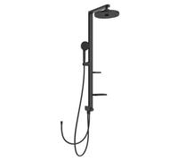 Ideal Standard Alu+ Silk Black Thermostatic Shower With 2 Heads & 1750M Hose Length