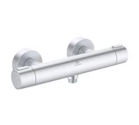 Ideal Standard Ceratherm Alu+ Silver Exposed Thermostatic Shower Mixer