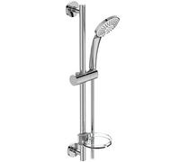 Ideal Standard B9415AA Idealrain Shower Combination, 600 mm, with Triple-Function Hand Shower, 100 mm, Chrome