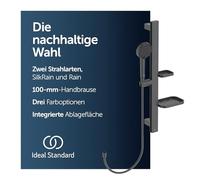 Ideal Standard BD586XG Alu+ Shower Combination, Silk Black, 60 cm
