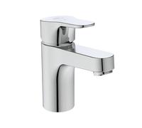 Ideal Standard Cerabase Basin Mixer, Spout Height 84 mm, Water-Saving Bathroom Tap, with Waste Set, Easy to Clean - Chrome (47 x 142 x 142 mm)