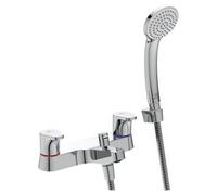 Ideal Standard Cerabase Dual Control Bath Shower Mixer Tap, Bd058Aa, Chrome