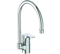 Ideal Standard Cerabase Kitchen Fitting, Spout Height 194 mm, Fast Installation, Water-Saving 9 l/min (3 bar), Kitchen Sink Tap - Chrome (85 x 236 x 334 mm)