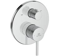 Ideal Standard Ceraline O Nuovo Single-Lever Concealed Bathroom Mixer tap for 2 Functions, Bathroom Mixer tap Without spout - Chrome