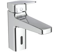 Ideal Standard - Ceraplan, Double Control Mixer for washbasin, Hybrid use with Sensor or Lever, Chrome