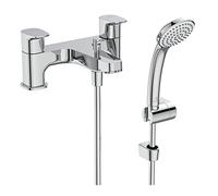 Ideal Standard Ceraplan Dual Control Bath Shower Mixer with Shower Set, Chrome