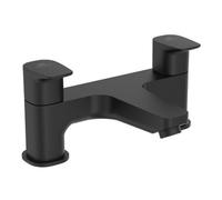 Ideal Standard Ceraplan Dual Control Bath Filler, Silk Black, Black