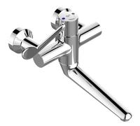 Ideal Standard CERAPLUS - Single Lever Basin Mixer wall-mounted with projection 306 mm without waste set. chrome