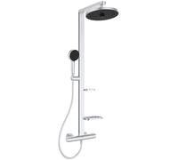 Ideal Standard Ceratherm Alu+ Silver Shower System With Exposed Shower