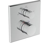 Ideal Standard Ceratherm C100 Concealed Bath Thermostat, Bathtub Faucet with Temperature Lock at 40°C, Thermostat for Bathtub - Chrome