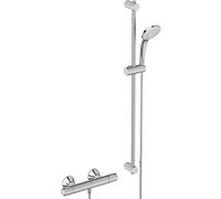 Ideal Standard Ceratherm T25 - Thermostat fitting for 1 outlet and with shower set chrome