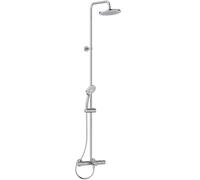 Ideal Standard Ceratherm T25 Shower System, Water-Saving Shower Head with Variable Spray Patterns and Scald Protection (CoolBody), Shower Hose 1750 mm - Chrome (315x487.5x1498 mm)