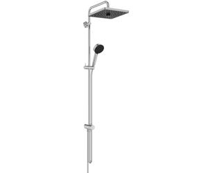 Ideal Standard Ceratwist T25+ Shower Column, Water-Saving Shower Head to Match Surface or Wall Mounted Elbow Fittings - Chrome (221x501x1120mm)