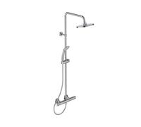 Ideal Standard Chrome Effect Wall-Mounted Mixer Shower With 2 Heads & 1.4M Hose Length