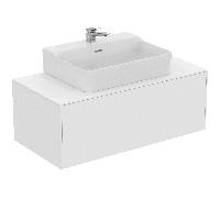 Ideal Standard Conca - Vanity Unit with 1 drawer 1002x370x505mm white matt/white matt