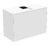 Ideal Standard Conca - Vanity Unit with 1 drawer 802x550x373mm white matt/white matt