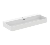 Ideal Standard Conca - Waschtisch 1 Hahnloch mit berlauf 1200x450x165mm geschliffen seidenwei