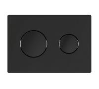 Ideal Standard Conceala Matt Black Water-Saving Flushing Plate (H)155mm (W)225mm