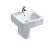 Ideal Standard Concept Cube 1 Tap Hole Wash Basin 500mm White (Basin Only)